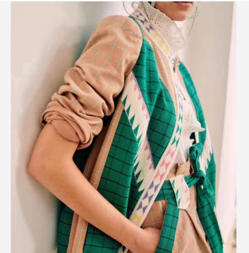 Sezane Riviera Jacket Vert - Picture 2 of 10